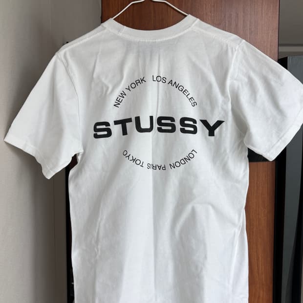 스투시 화이트 티셔츠 S