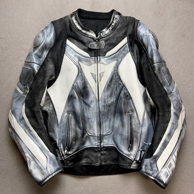 [54] 소가죽  커스텀 자켓 -100-105 레이싱자켓