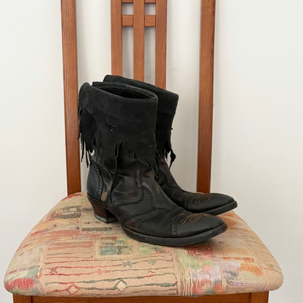 Alfredo Bannister Fringe Western Boots