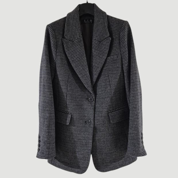 [90]지오송지오 여자 울 블레이저코트 자켓