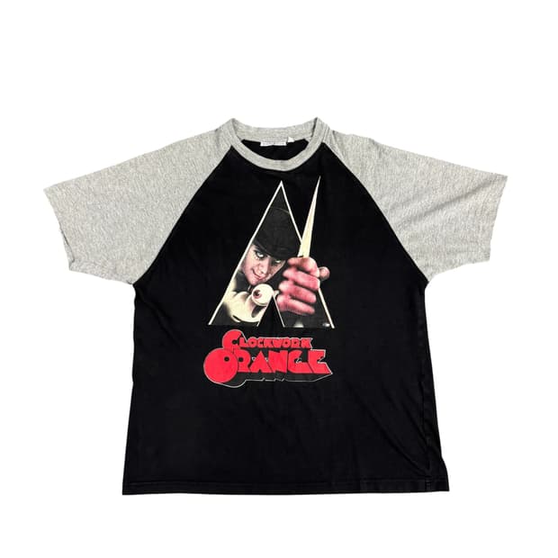 빈티지 Clockwork Orange 영화 시계태엽 오렌지 티셔츠