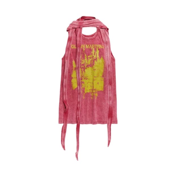 H&M 글렌마틴스 타이 디테일 미니 드레스