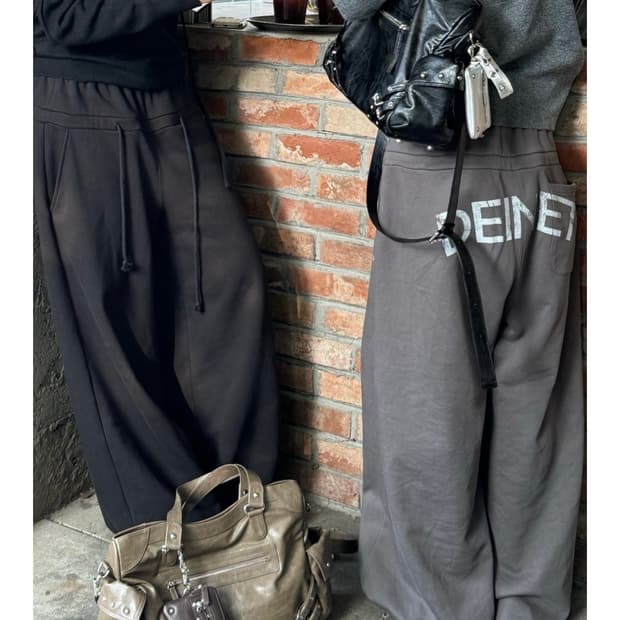 다이닛 백로고 스웻팬츠