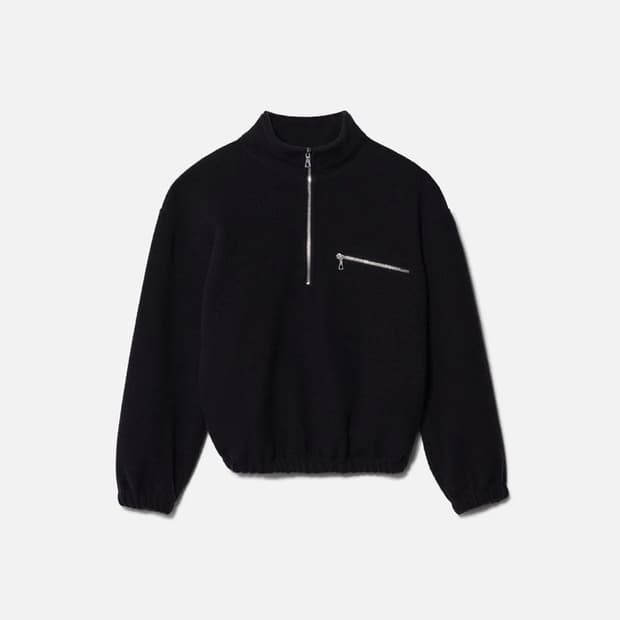 (새상품) Rier 리에르 플리스 블랙 M