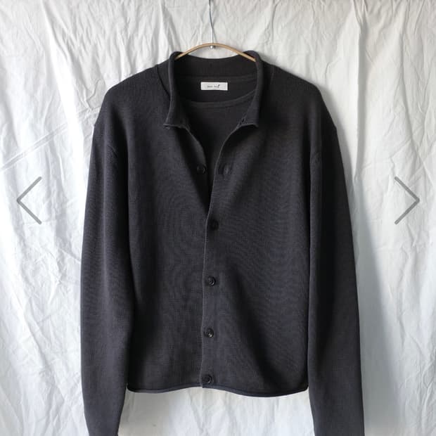 Seasalt 씨솔트 Loop hem cardigan 차콜브라운 2사이즈
