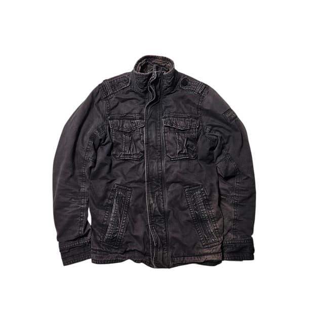 아베크롬비 밀리터리 하드페이딩 자켓 S