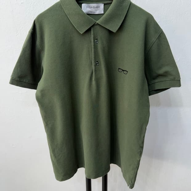 정품) 입생로랑 여성 PK 반팔티 M