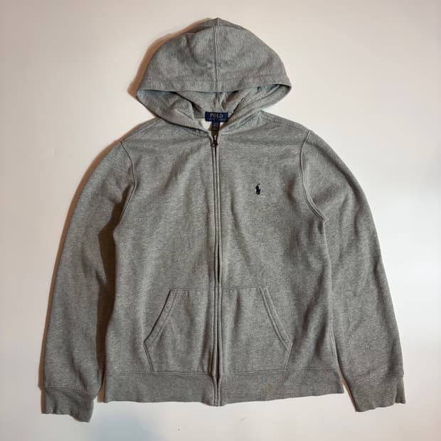 폴로랄프로렌 그레이 후드집업