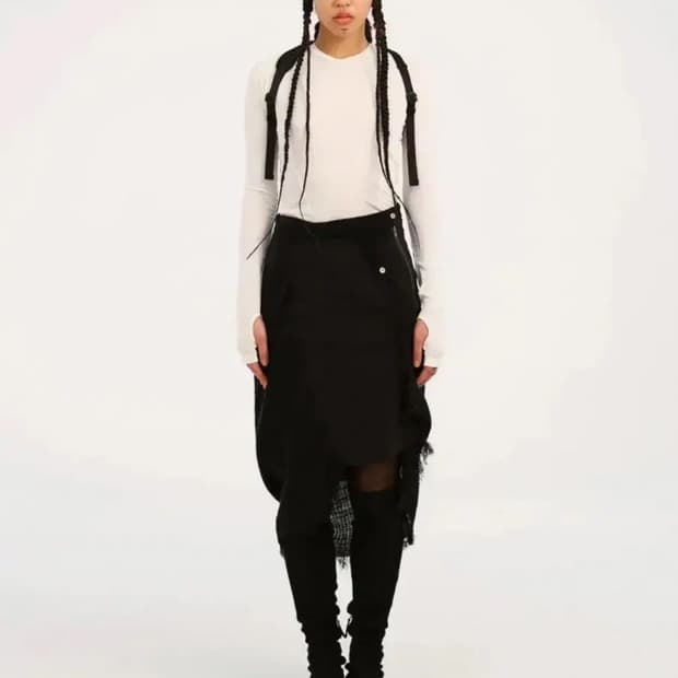 hyeinseo fringed skirt 혜인서