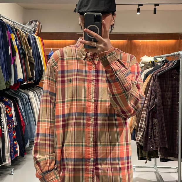 폴로 랄프로렌 체크 셔츠