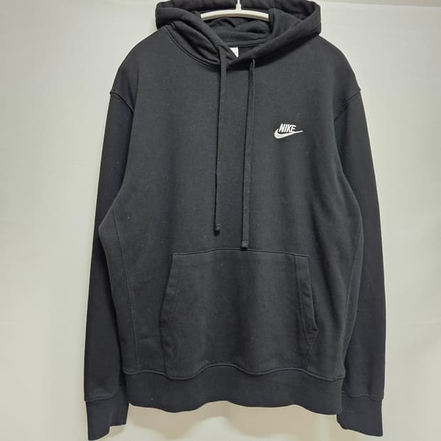 나이키 스몰로고 후드 티셔츠 L