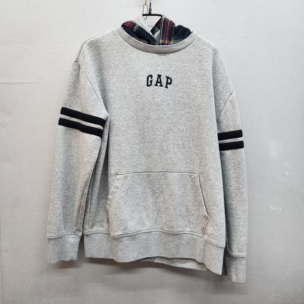 GAP 갭 후드티(모자체크) L
