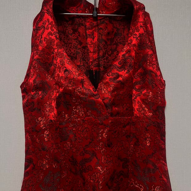 Red Qipao dress 치파오