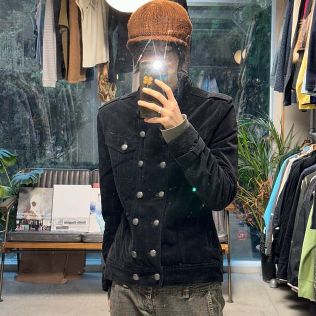 bareback/realdress 벨루어 나폴레옹 자켓