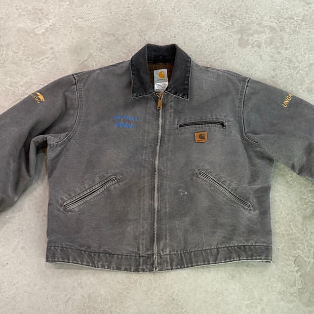 00s USA 칼하트 디트로이트 자켓 그레이 GVL