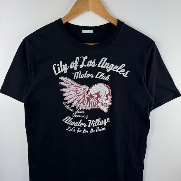 JPN 스컬 프린팅 슬리브1729