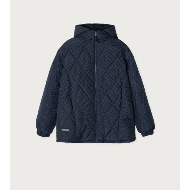 pesto HOODED QUILTED JUMPER DARK LAKE