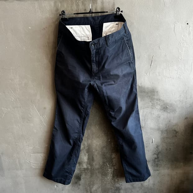 꼼데가르송 옴므 퍼커링 크롭 치노팬츠