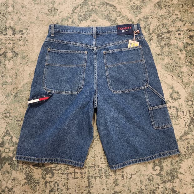 90s 제작 TOMMY 카펜터 버뮤다팬츠