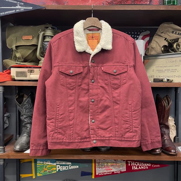 리바이스 타입 3 쉐르파 데님 트러커 자켓