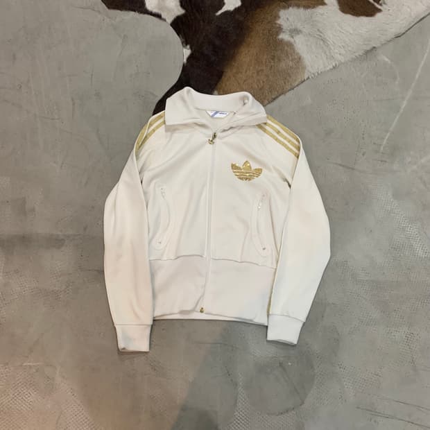 90 아디다스 화이트 파이어버드 져지/W557