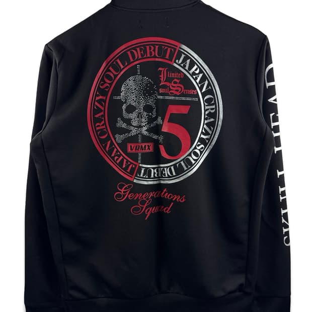 JPN 스컬 펑크 큐빅 트랙탑져지2857