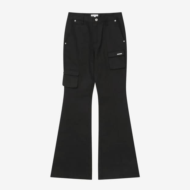 미세키서울 line pocket cargo pants BLACK