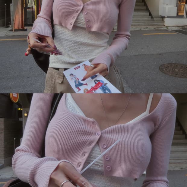 페일제이드 볼레로 가디건