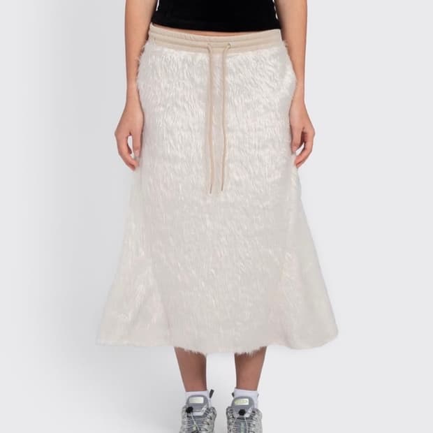 오픈와이와이 퍼 스커트 SHAGGY FUR SKIRT