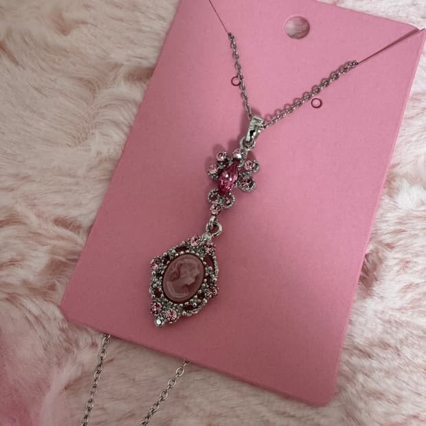 실버 갸루깔 목걸이 