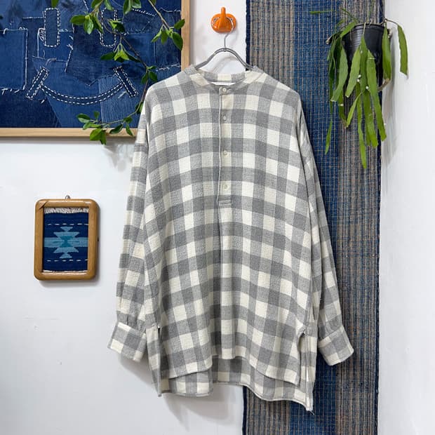 KAPTAIN SUNSHINE  Flannel Tunic Shirt
