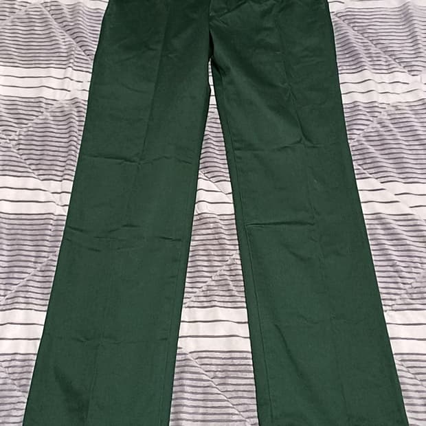 유니클로 면바지 33인치 기장109