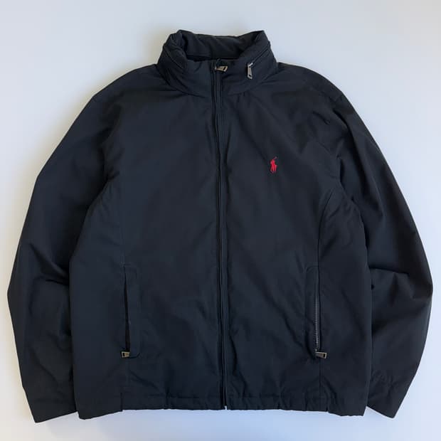 Polo  폴로 랄프로렌 블랙 페리필드 히든 후드 봄버 자켓 