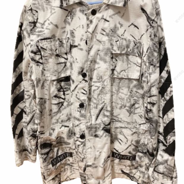 [정품] 오프화이트 백로고 그래피티 필드 자켓 - XS