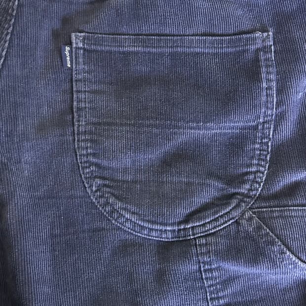 90s 올드 슈프림 코듀로이 카펜터 팬츠