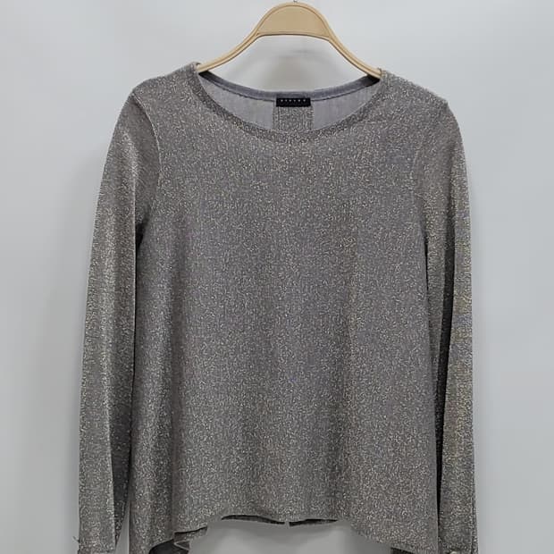 SISLEY 시슬리 금사 은사 블라우스 / 여 FREE 메탈그레이
