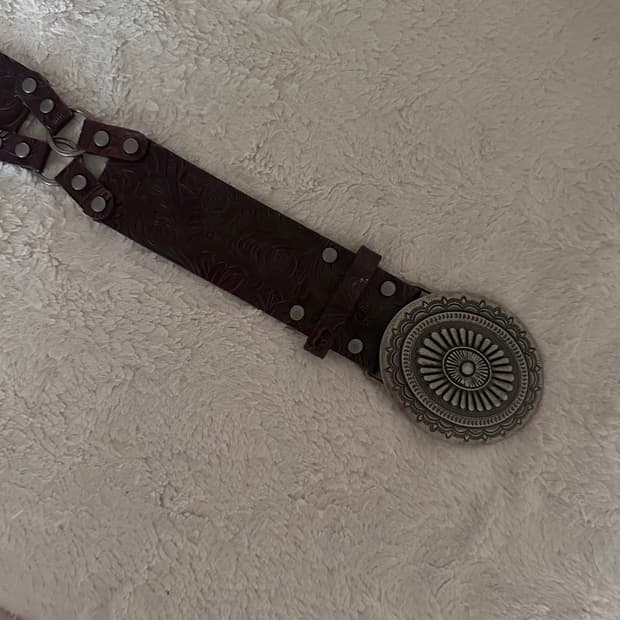 ENTHIC CARVING vintage BELT