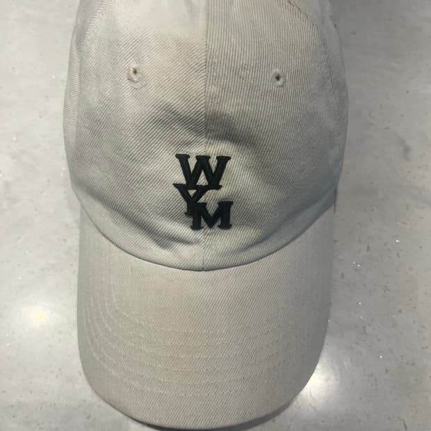 우영미 베이지 볼캡