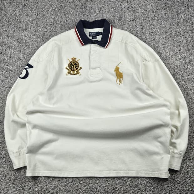 폴로랄프로렌 라이더스앤조키클럽 카운티 럭비 티셔츠 (3XL) /10360