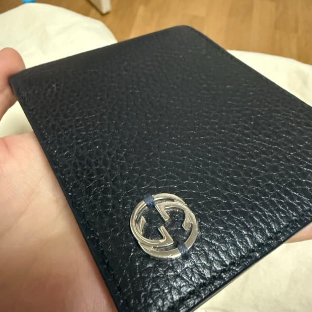 구찌 블랙 반지갑