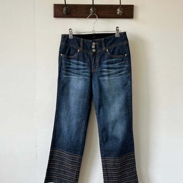 Japan vtg 데님스컬 팬츠
