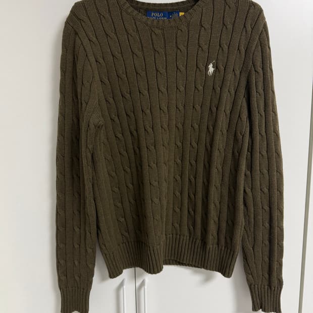 폴로랄프로렌 케이블 니트 정품큐알있어요