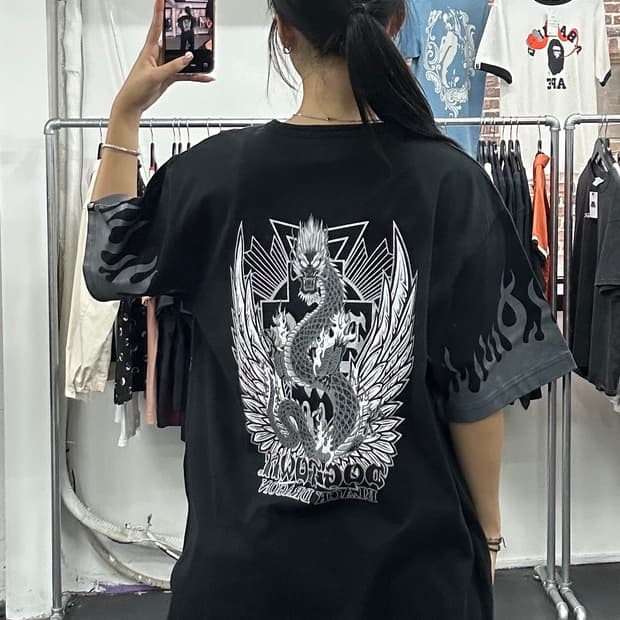 도그타운 블랙드래곤 올드스쿨 티셔츠