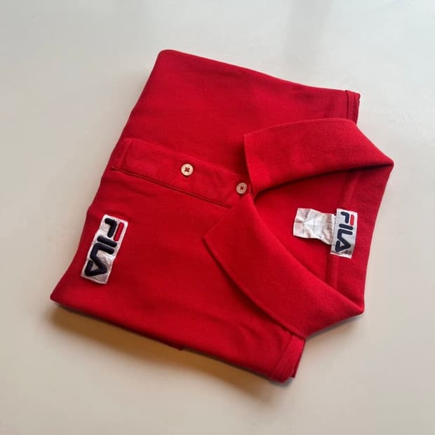 80-90s FILA 휠라 카라티 테니스