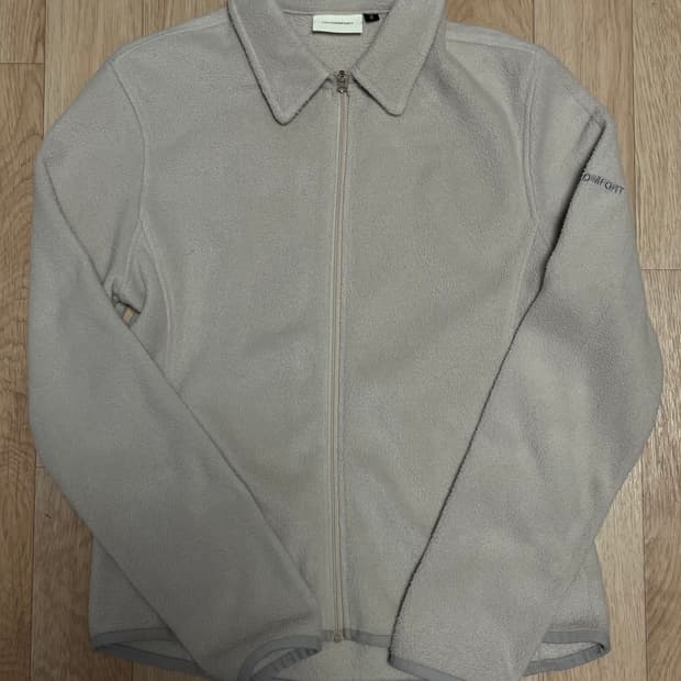 지초이 컴포트 플리스 셔츠 집업 베이지 2