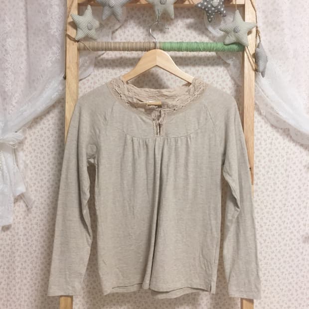 빈티지 모리걸 크로셰 슬리브