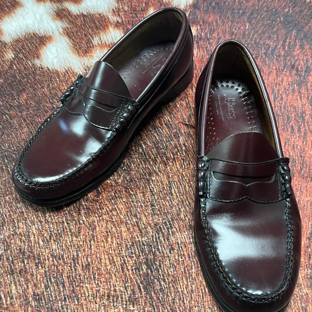 [270] G.H.BASS 바스 larson 페니 로퍼 버건디