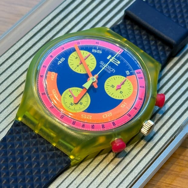 스와치 빈티지 그랑프리 Swatch Grand Prix SCJ101 시계