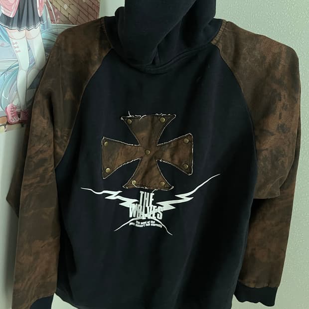 Punk connection y2k hooded zip-up