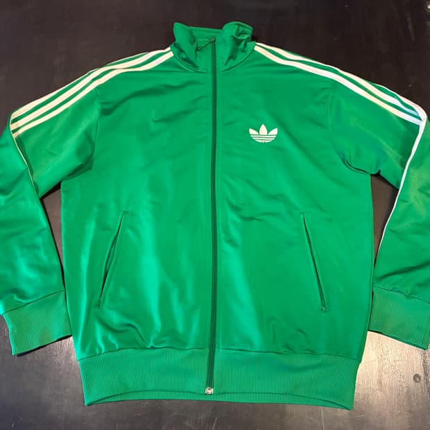 110) 아디다스 오리지널 파이어버드 트랙탑 그린